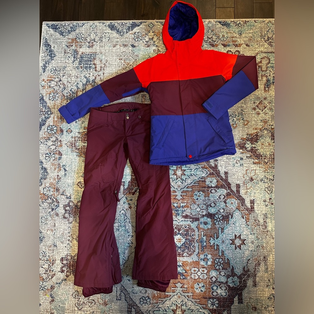 Burton dryride snowboard jacket & pants